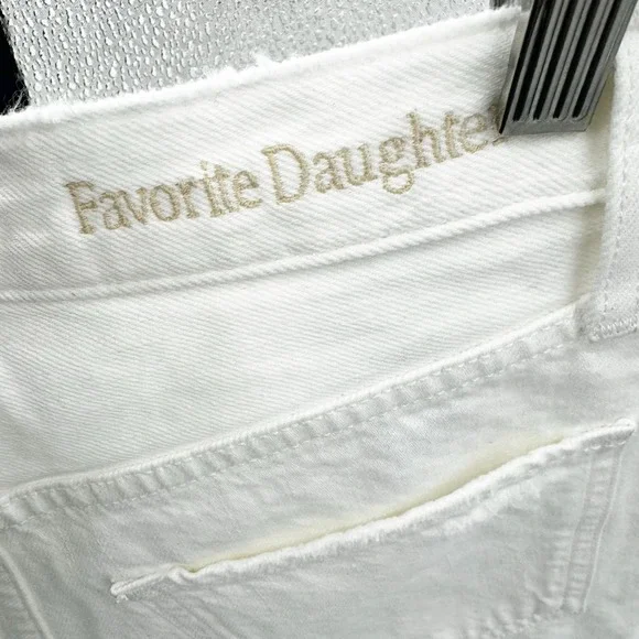 Favorite Daughter The Juni High Rise Short In Nocolor White Size 25 NWOT